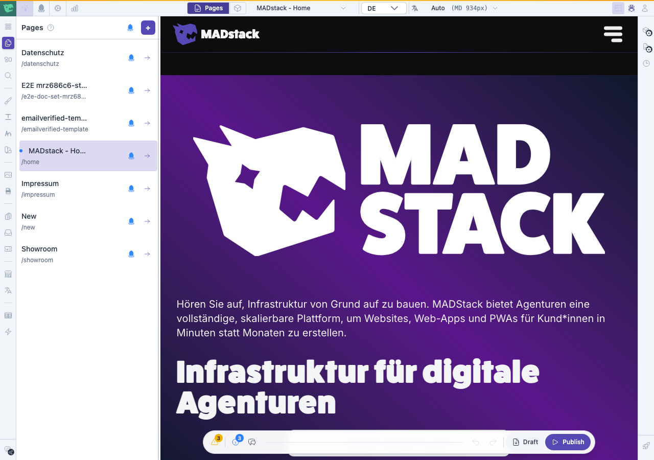 Editor switched back to Pages view